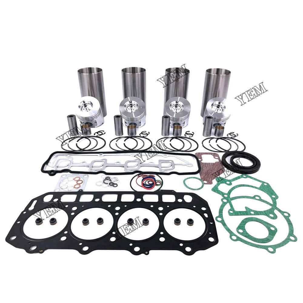 4TNE98 Overhaul Kit With Gasket Set For Yanmar 4 cylinder diesel engine parts For Yanmar