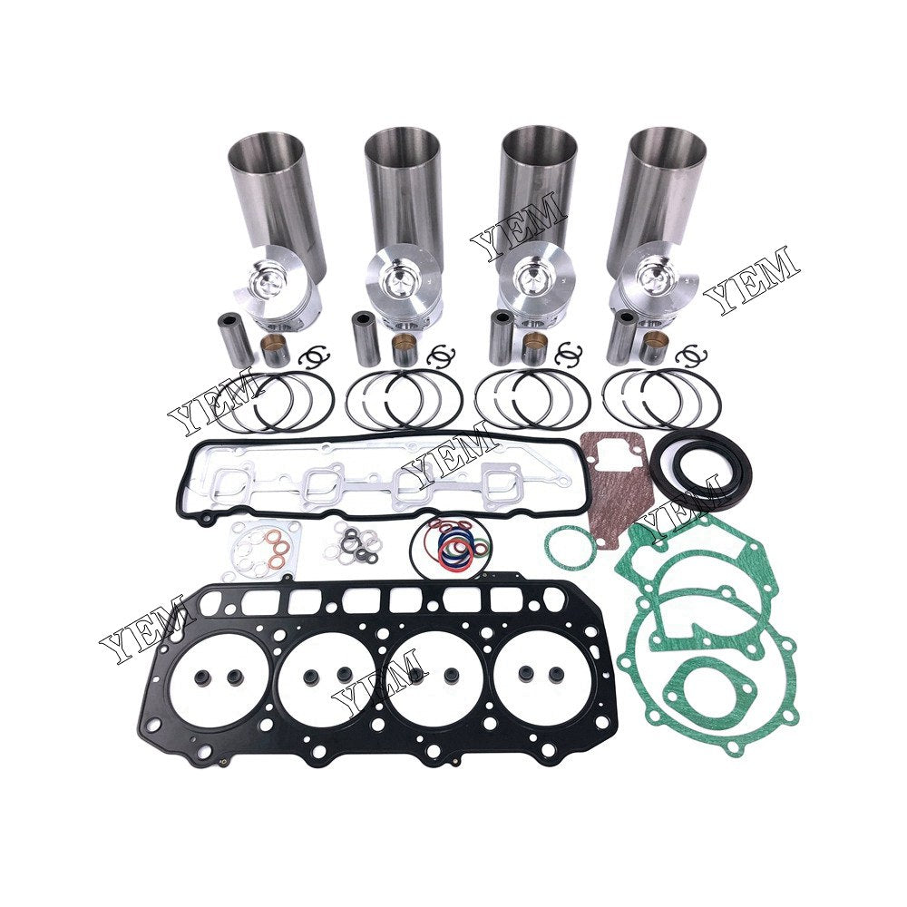 4TNE98 Overhaul Kit With Gasket Set For Yanmar 4 cylinder diesel engine parts For Yanmar