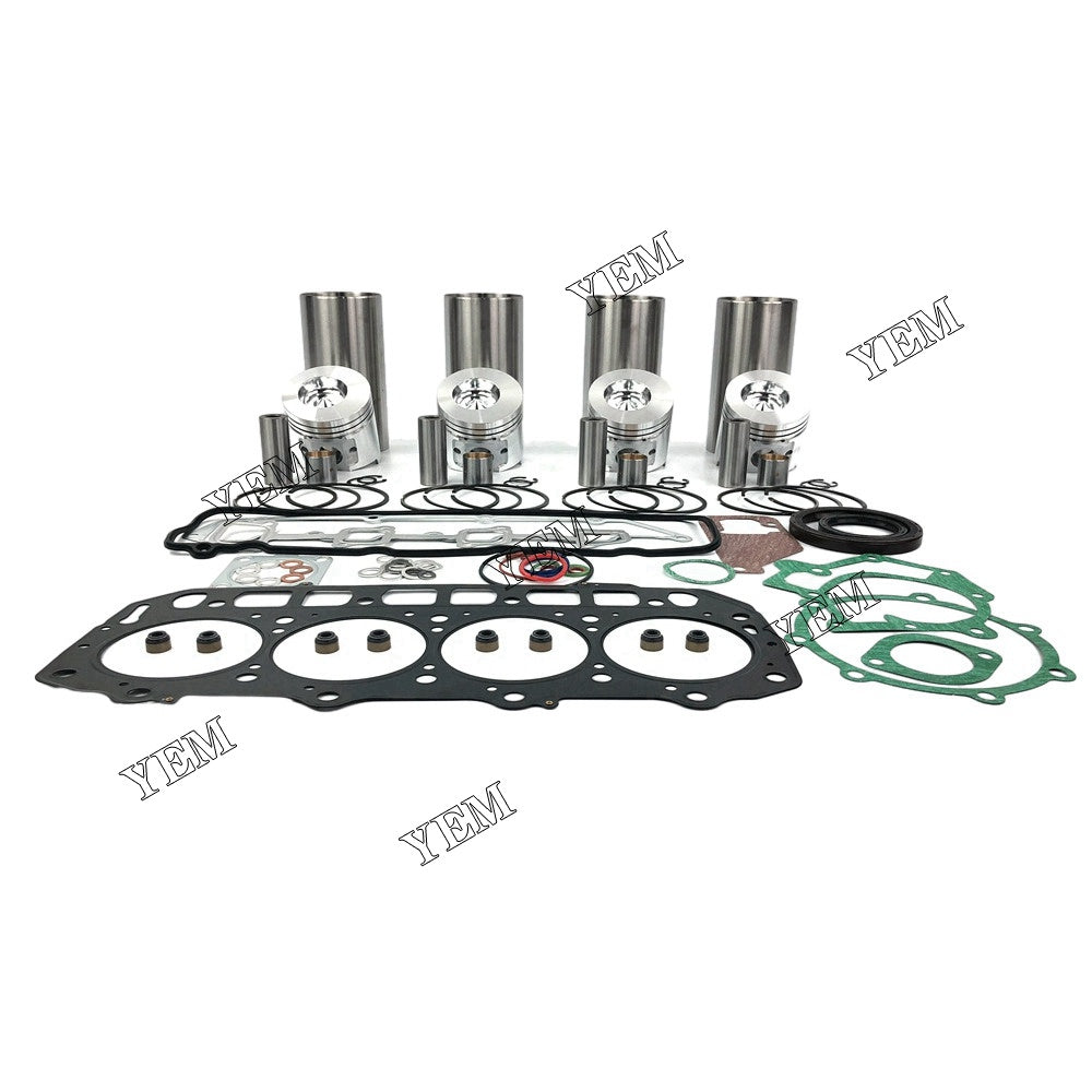 4TNE98 Overhaul Kit With Gasket Set For Yanmar 4 cylinder diesel engine parts For Yanmar