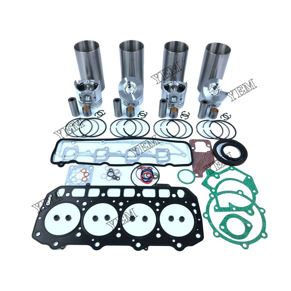 4TNE98 Overhaul Kit With Gasket Set For Yanmar 4 cylinder diesel engine parts For Yanmar