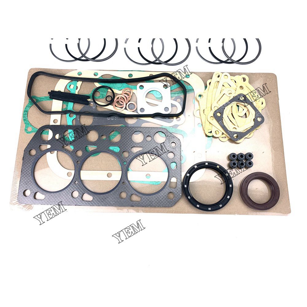 K3E-DI Overhaul Kit With Gasket Set For Mitsubishi 3 cylinder diesel engine parts For Mitsubishi