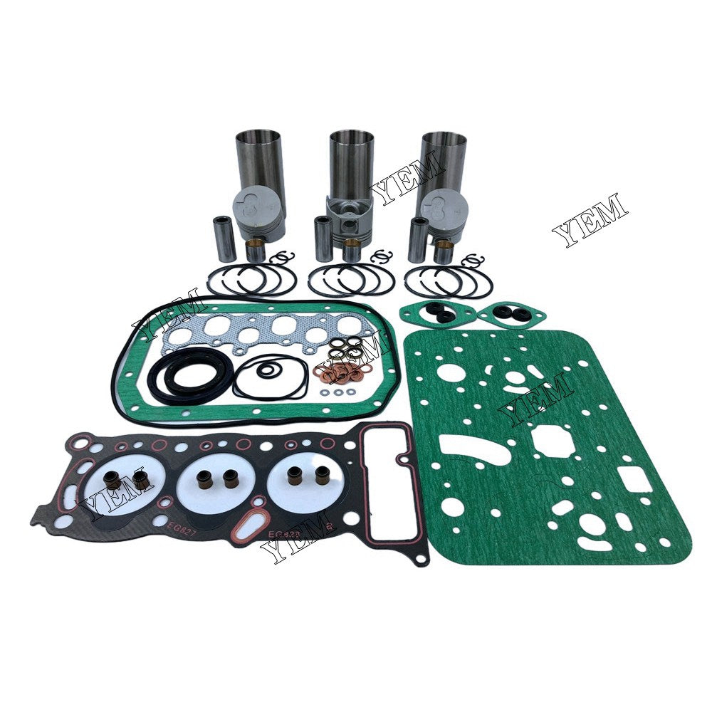 3KC1 Overhaul Kit With Gasket Set For isuzu 3 cylinder diesel engine parts