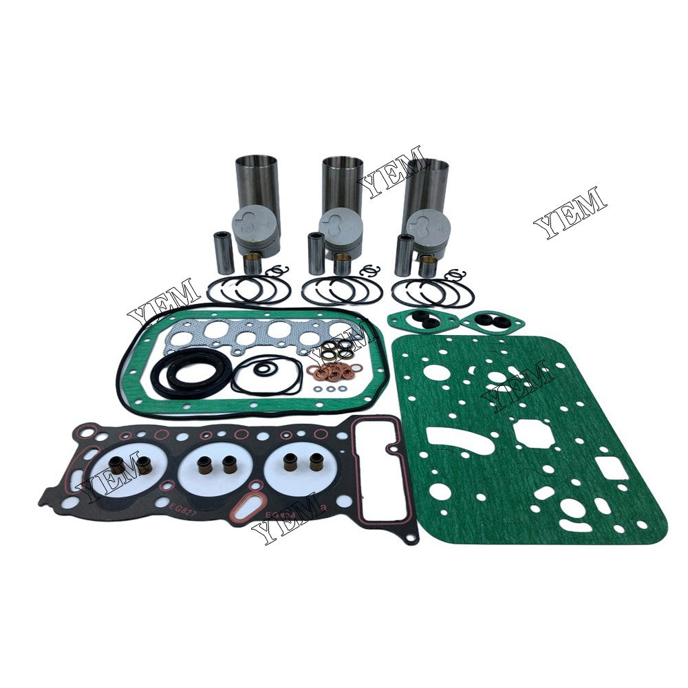 3KC1 Overhaul Kit With Gasket Set For isuzu 3 cylinder diesel engine parts For isuzu