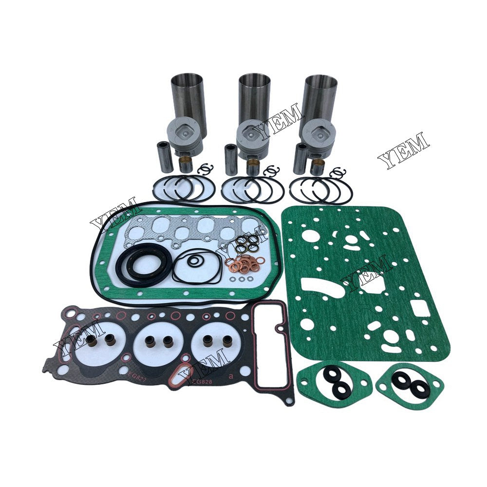 3KC1 Overhaul Kit With Gasket Set For isuzu 3 cylinder diesel engine parts For isuzu