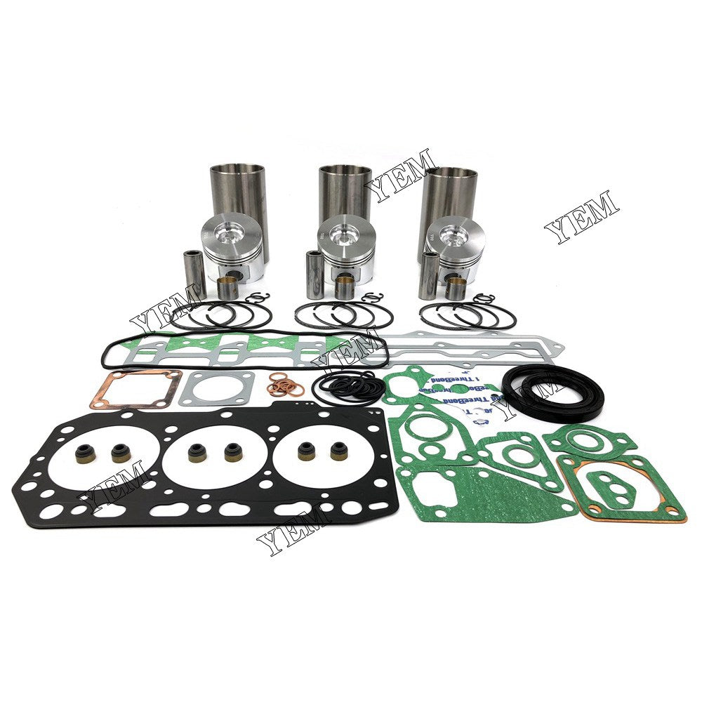 3CE1 Overhaul Kit With Gasket Set For isuzu 3 cylinder diesel engine parts For isuzu