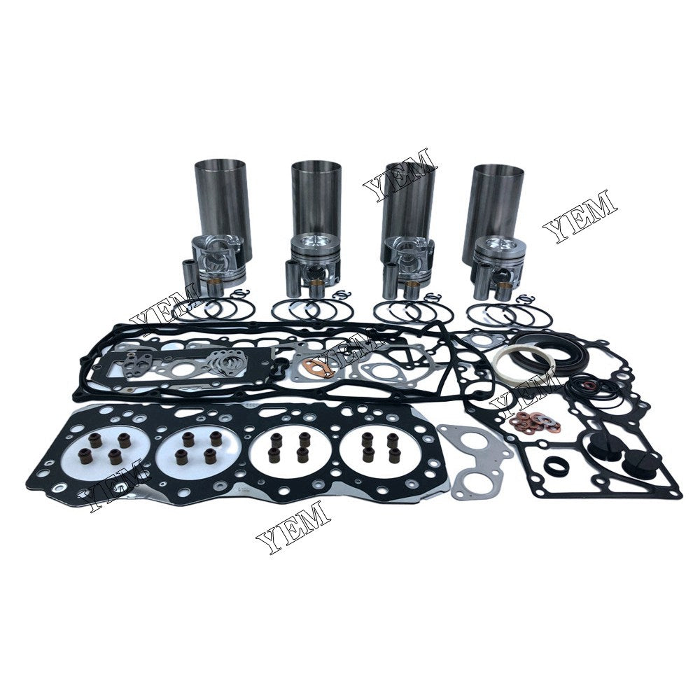 4JJ1 Overhaul Kit With Gasket Set For isuzu 4 cylinder diesel engine parts For isuzu