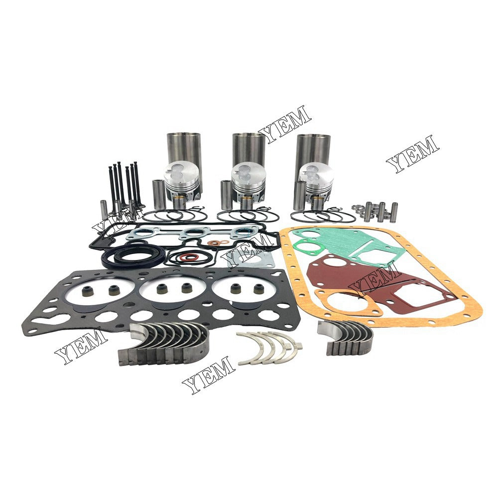 3LD1 Overhaul Rebuild Kit With Gasket Set Bearing-Valve Train For isuzu 3 cylinder diesel engine parts For isuzu