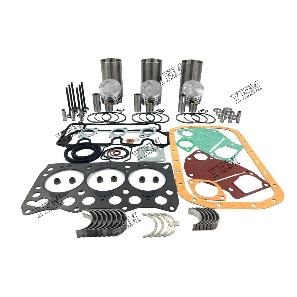 3LD1 Overhaul Rebuild Kit With Gasket Set Bearing-Valve Train For isuzu 3 cylinder diesel engine parts For isuzu