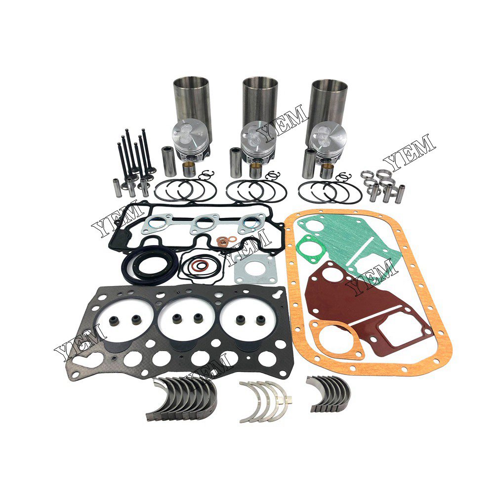 3LD1 Overhaul Rebuild Kit With Gasket Set Bearing-Valve Train For isuzu 3 cylinder diesel engine parts For isuzu