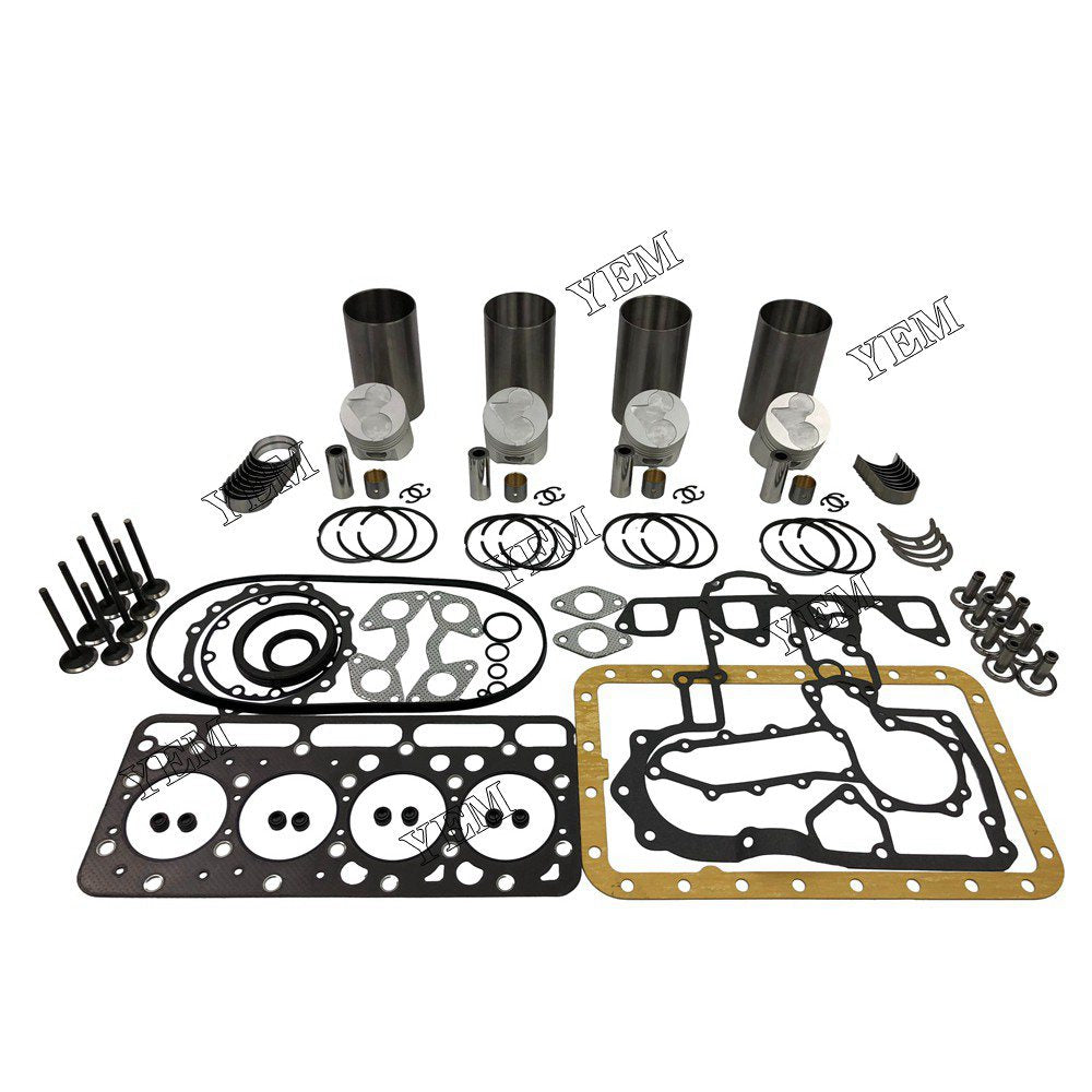 V1903 Overhaul Rebuild Kit With Gasket Set Bearing-Valve Train For Kubota 4 cylinder diesel engine parts For Kubota