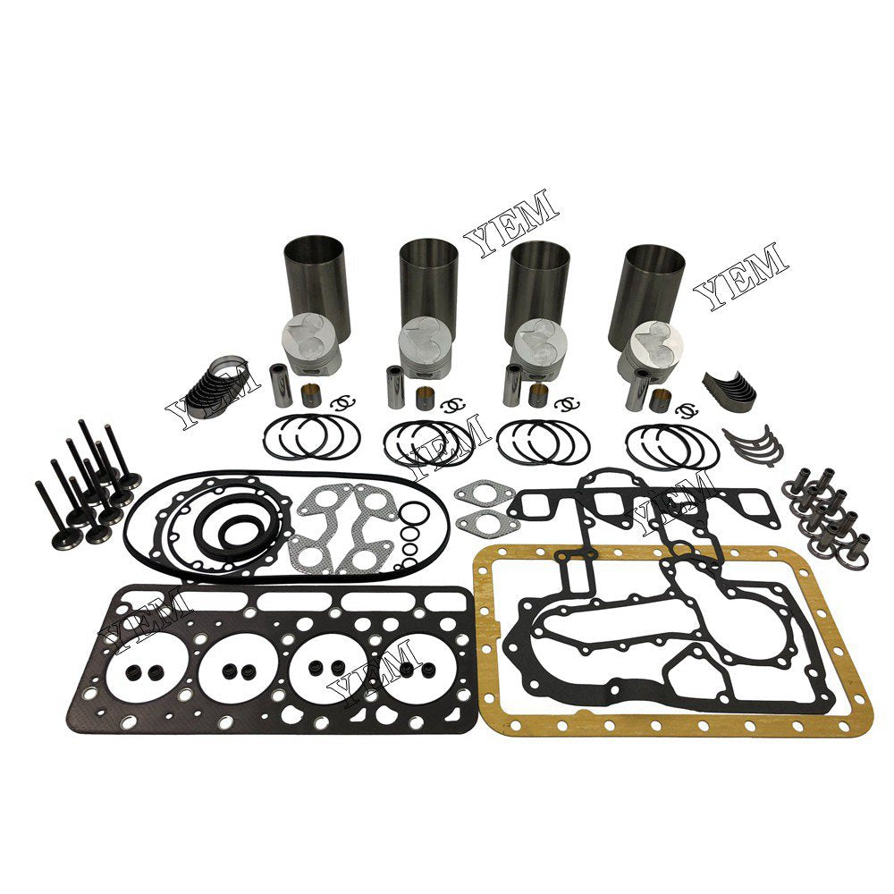 V1903 Overhaul Rebuild Kit With Gasket Set Bearing-Valve Train For Kubota 4 cylinder diesel engine parts For Kubota