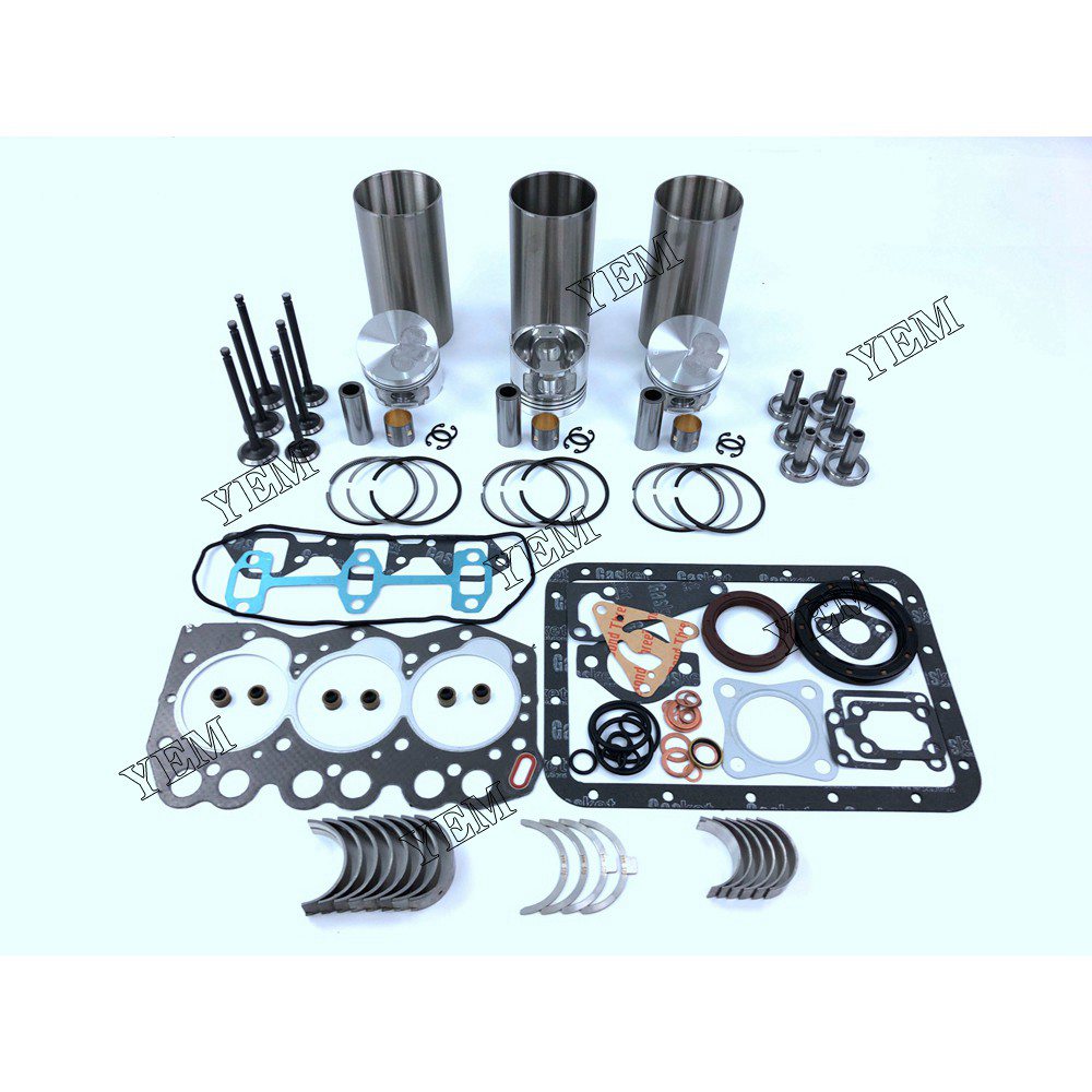 3TNV66 Overhaul Rebuild Kit With Gasket Set Bearing-Valve Train For Yanmar 3 cylinder diesel engine parts For Yanmar