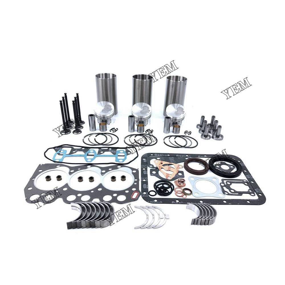 3TNV66 Overhaul Rebuild Kit With Gasket Set Bearing-Valve Train For Yanmar 3 cylinder diesel engine parts For Yanmar