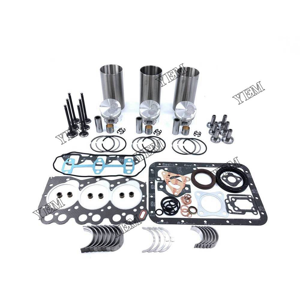 3TNV66 Overhaul Rebuild Kit With Gasket Set Bearing-Valve Train For Yanmar 3 cylinder diesel engine parts For Yanmar