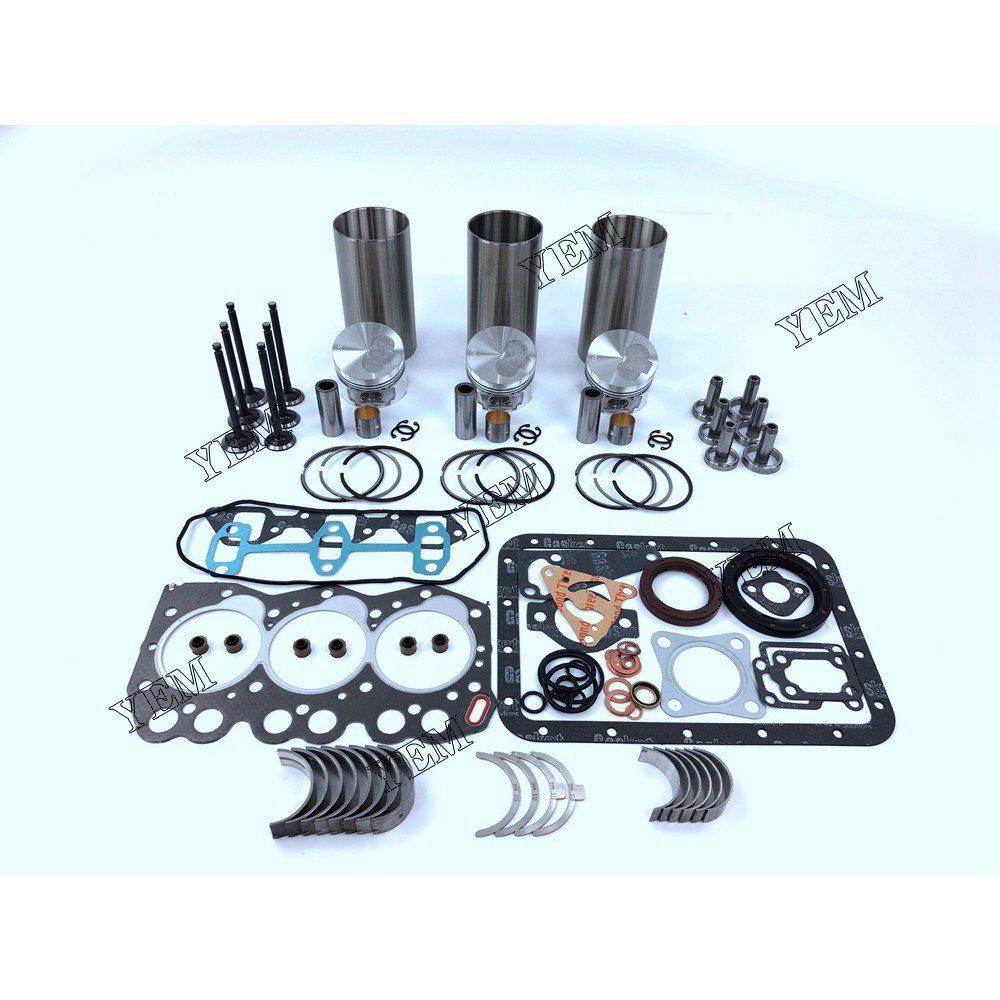 3TNV66 Overhaul Rebuild Kit With Gasket Set Bearing-Valve Train For Yanmar 3 cylinder diesel engine parts For Yanmar