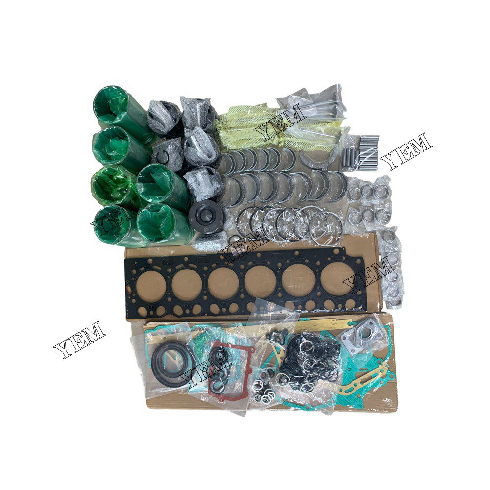 D6D Overhaul Rebuild Kit With Gasket Set Bearing-Valve Train For Volvo 6 cylinder diesel engine parts