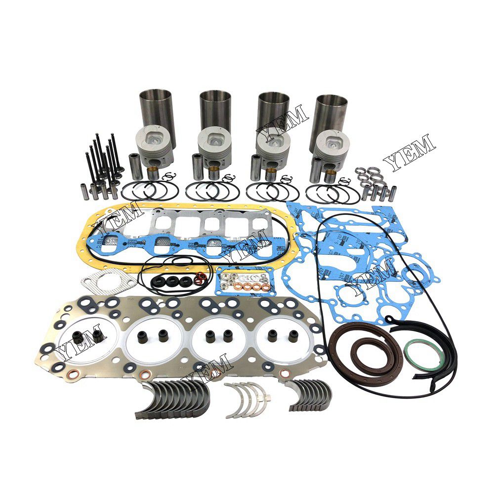 D201 Overhaul Rebuild Kit With Gasket Set Bearing-Valve Train For isuzu 4 cylinder diesel engine parts For isuzu