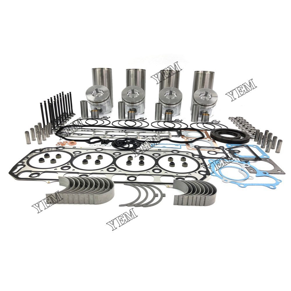 4TNV106 Overhaul Rebuild Kit With Gasket Set Bearing-Valve Train For Yanmar 4 cylinder diesel engine parts For Yanmar