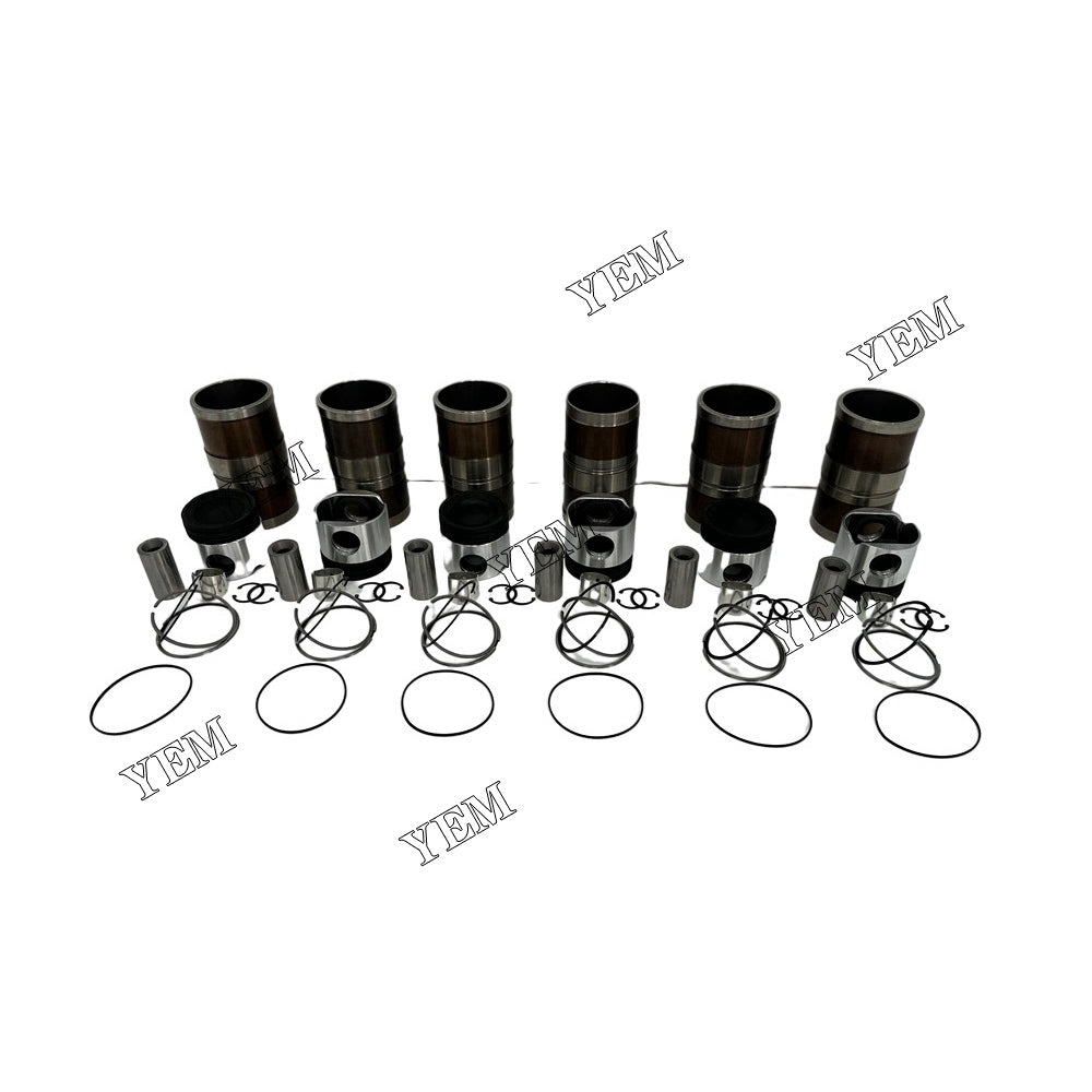 QSL9 Cylinder Liner Kit For Cummins 6 cylinder diesel engine parts For Cummins