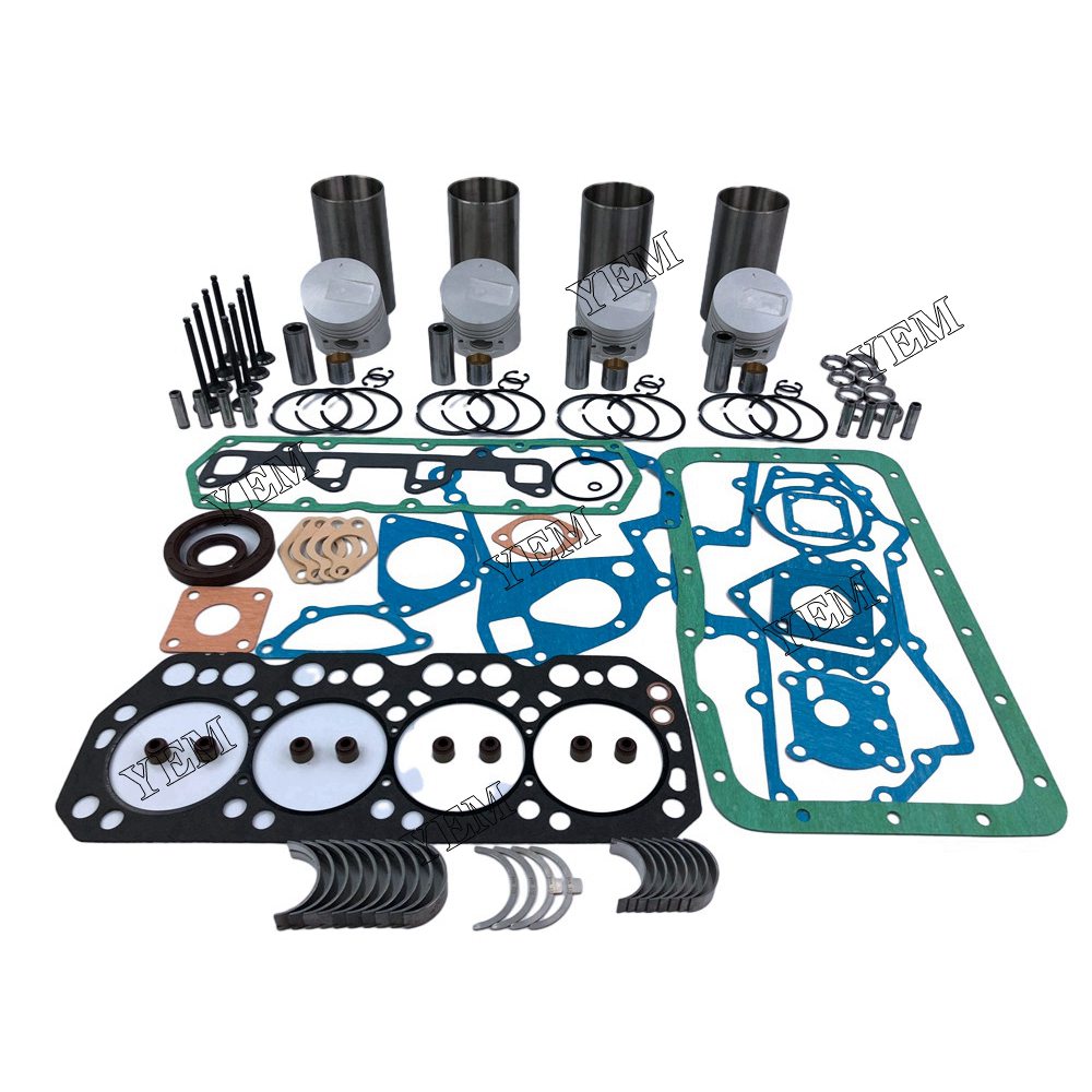 K4N IDI Overhaul Rebuild Kit With Gasket Set Bearing-Valve Train For Mitsubishi 4 cylinder diesel engine parts For Mitsubishi