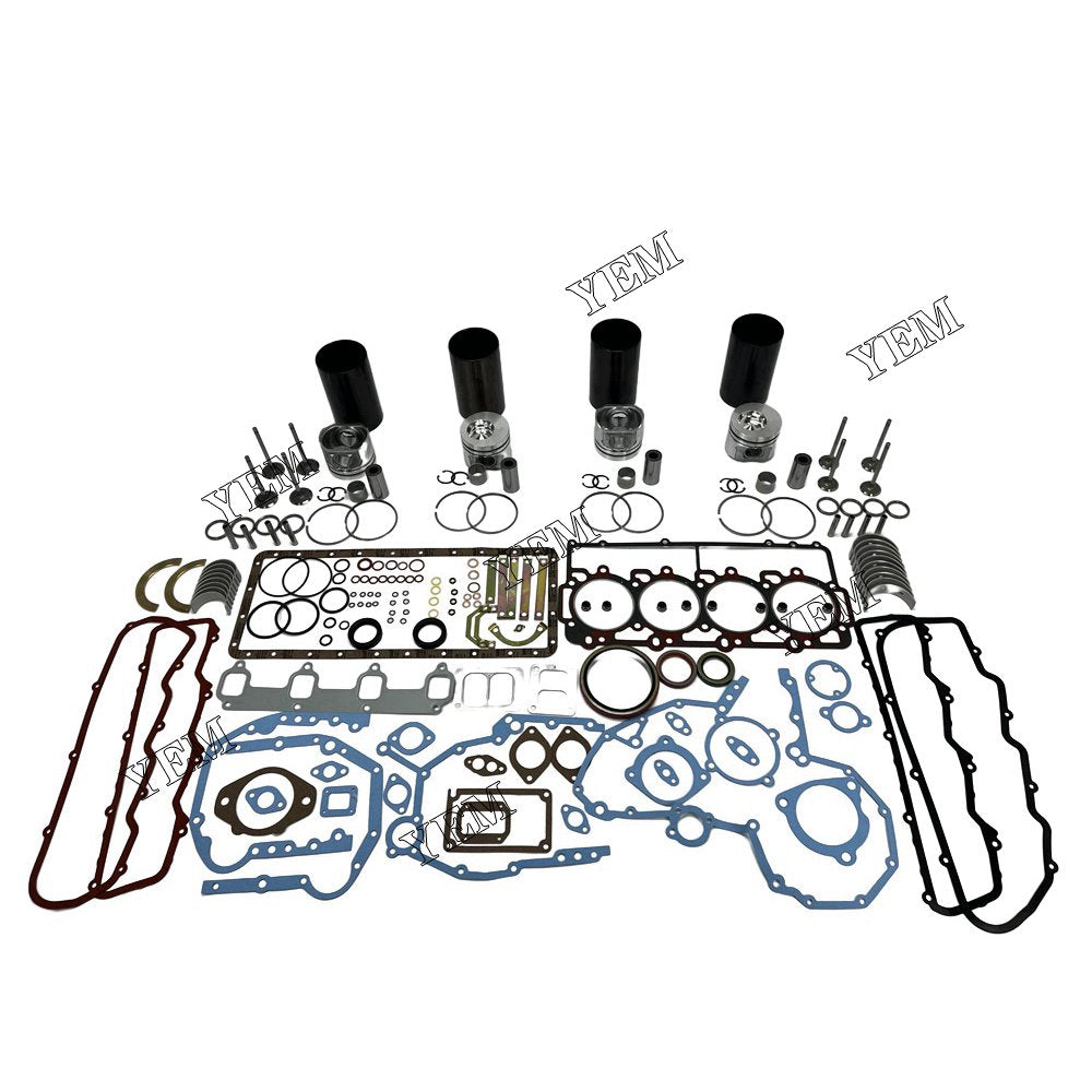 3204 Overhaul Rebuild Kit With Gasket Set Bearing-Valve Train For Caterpillar 4 cylinder diesel engine parts For Caterpillar