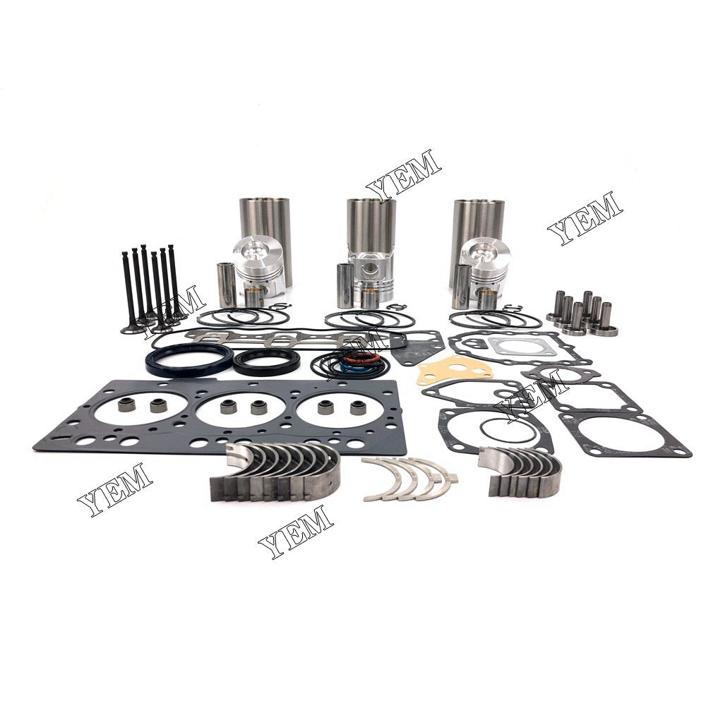 3TNA78 Overhaul Rebuild Kit With Gasket Set Bearing-Valve Train For Yanmar 3 cylinder diesel engine parts For Yanmar