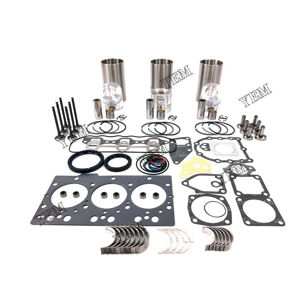 3TNA78 Overhaul Rebuild Kit With Gasket Set Bearing-Valve Train For Yanmar 3 cylinder diesel engine parts For Yanmar