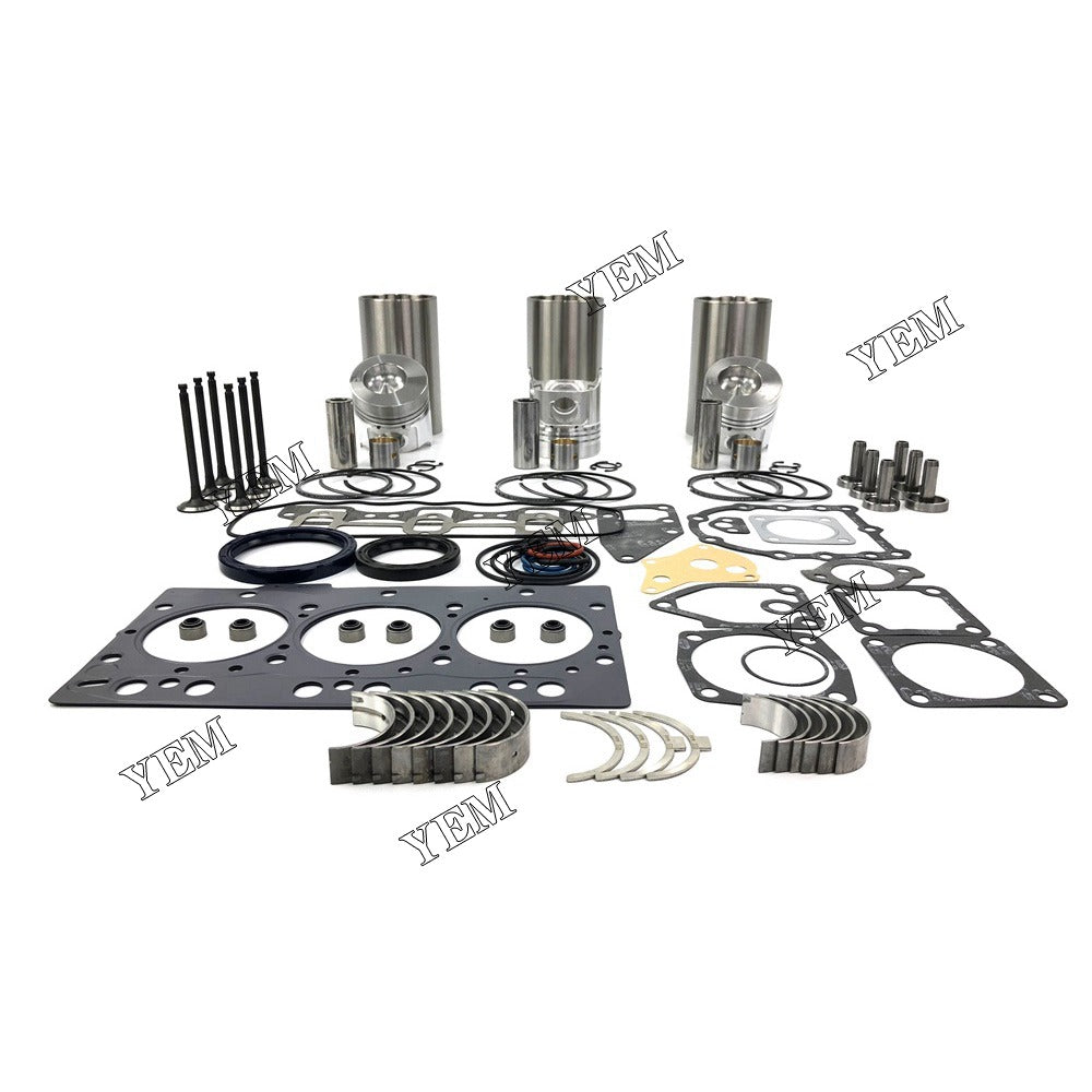 3TNA78 Overhaul Rebuild Kit With Gasket Set Bearing-Valve Train For Yanmar 3 cylinder diesel engine parts For Yanmar