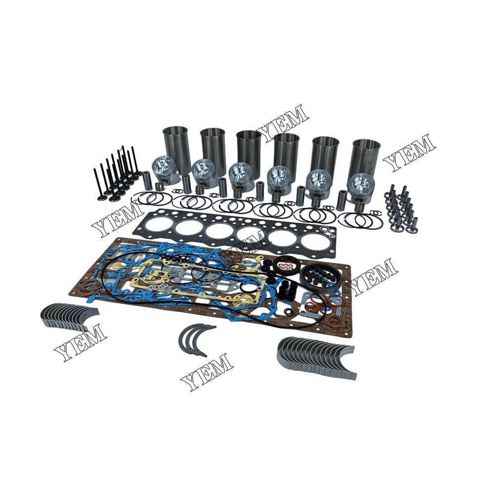 6D95-5 Overhaul Rebuild Kit With Gasket Set Bearing-Valve Train For Komatsu 6 cylinder diesel engine parts For Komatsu