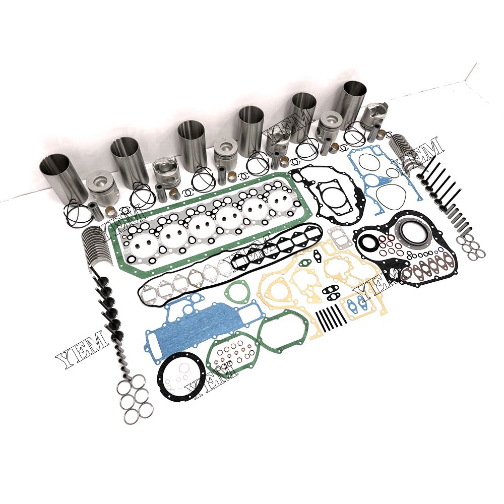 6D34 Overhaul Rebuild Kit With Gasket Set Bearing-Valve Train For Mitsubishi 6 cylinder diesel engine parts For Mitsubishi