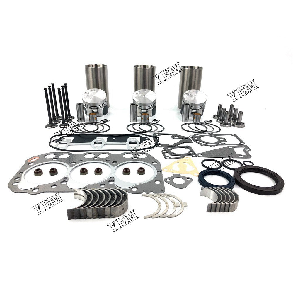 3TNA72 Overhaul Rebuild Kit With Gasket Set Bearing-Valve Train For Yanmar 3 cylinder diesel engine parts For Yanmar