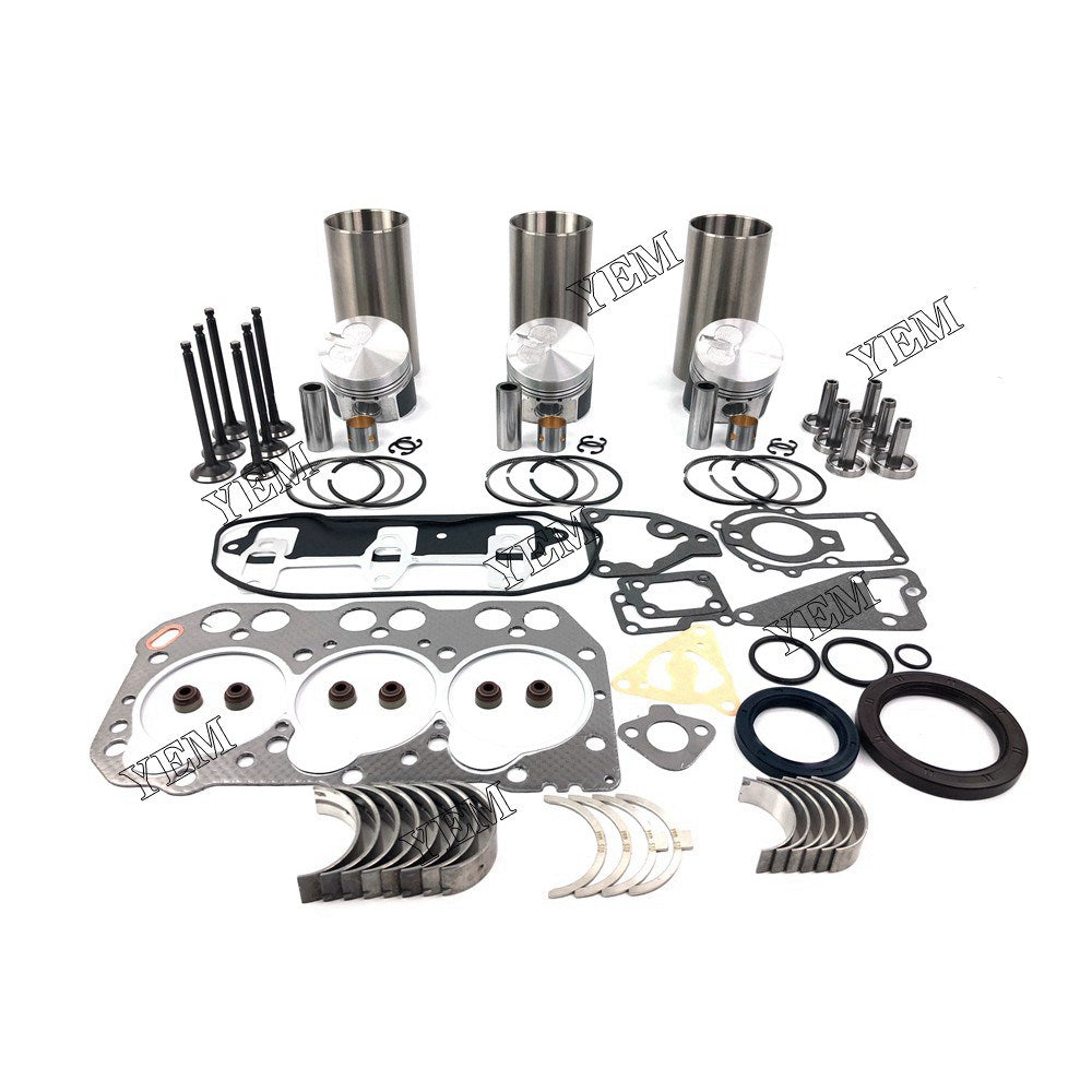 3TNA72 Overhaul Rebuild Kit With Gasket Set Bearing-Valve Train For Yanmar 3 cylinder diesel engine parts For Yanmar