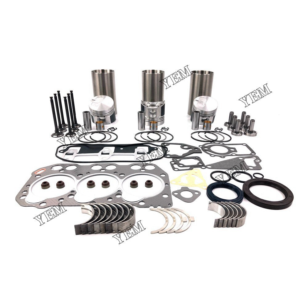 3TNA72 Overhaul Rebuild Kit With Gasket Set Bearing-Valve Train For Yanmar 3 cylinder diesel engine parts For Yanmar