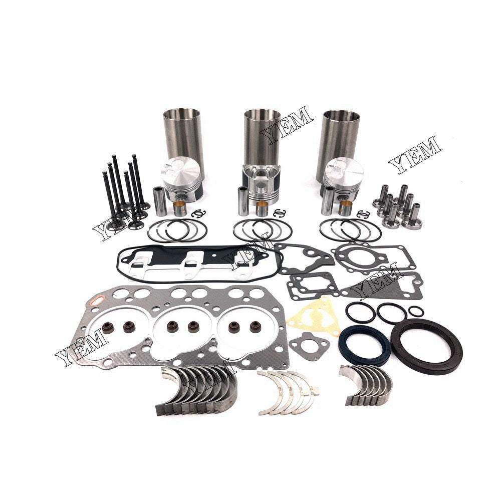 3TNA72 Overhaul Rebuild Kit With Gasket Set Bearing-Valve Train For Yanmar 3 cylinder diesel engine parts For Yanmar