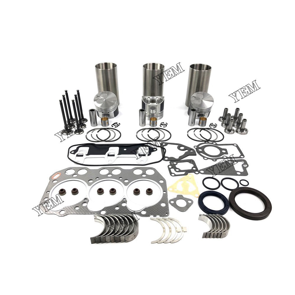 3TNA72 Overhaul Rebuild Kit With Gasket Set Bearing-Valve Train For Yanmar 3 cylinder diesel engine parts For Yanmar