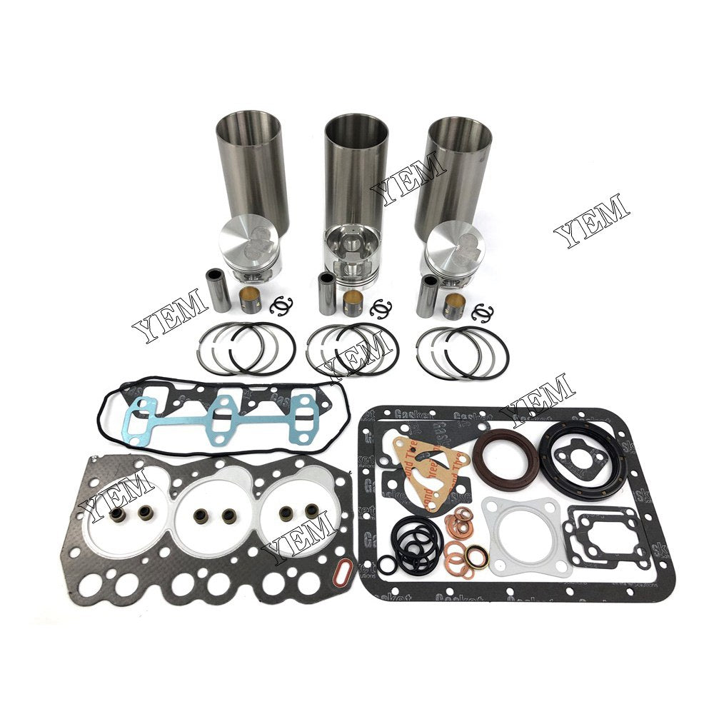 3TNE66 Overhaul Kit With Gasket Set For Yanmar 3 cylinder diesel engine parts