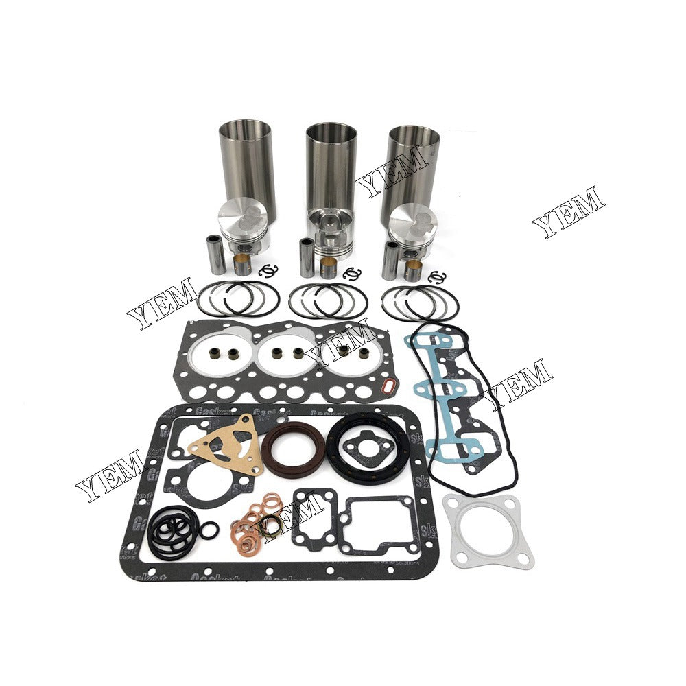 3TNE66 Overhaul Kit With Gasket Set For Yanmar 3 cylinder diesel engine parts For Yanmar