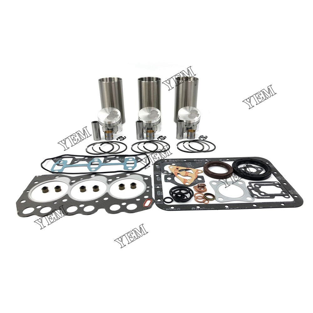 3TNE66 Overhaul Kit With Gasket Set For Yanmar 3 cylinder diesel engine parts For Yanmar