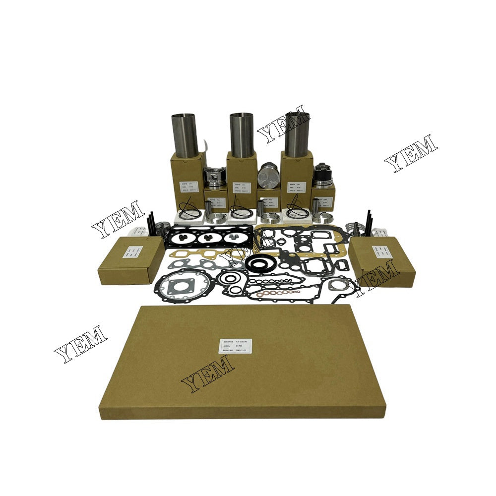 D1803 Overhaul Rebuild Kit With Bearing Set Valve Train For Kubota 3 cylinder diesel engine parts For Kubota