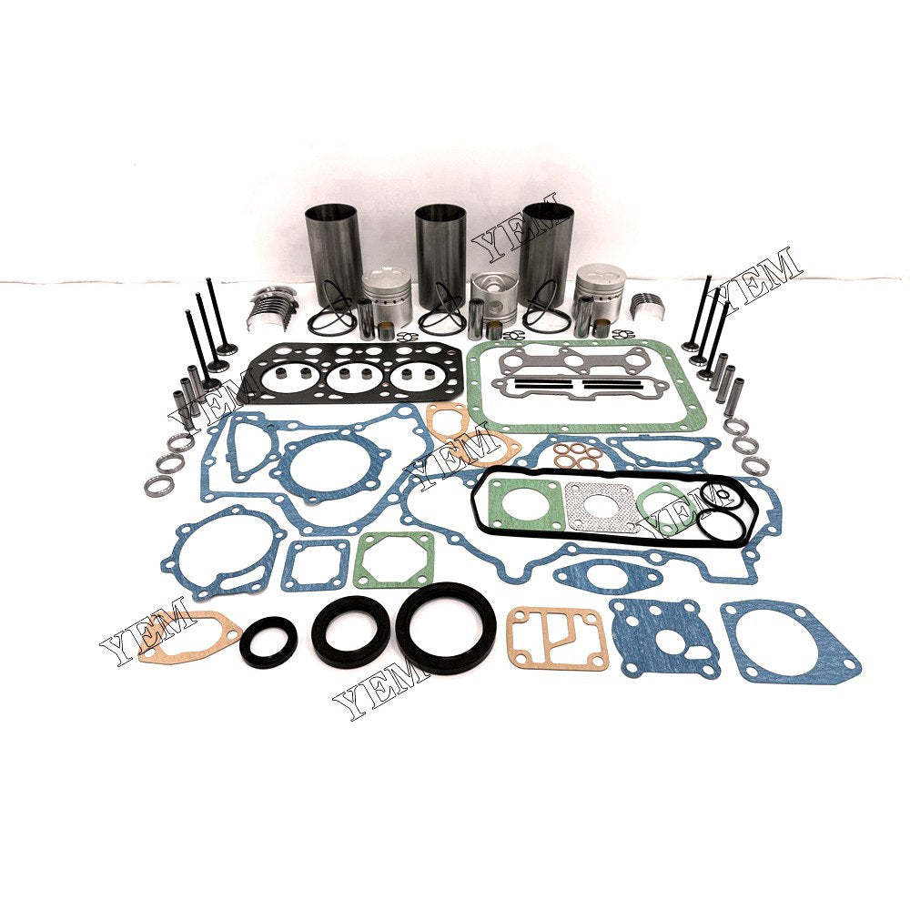 K3E IDI Overhaul Rebuild Kit With Gasket Set Bearing-Valve Train For Mitsubishi 3 cylinder diesel engine parts