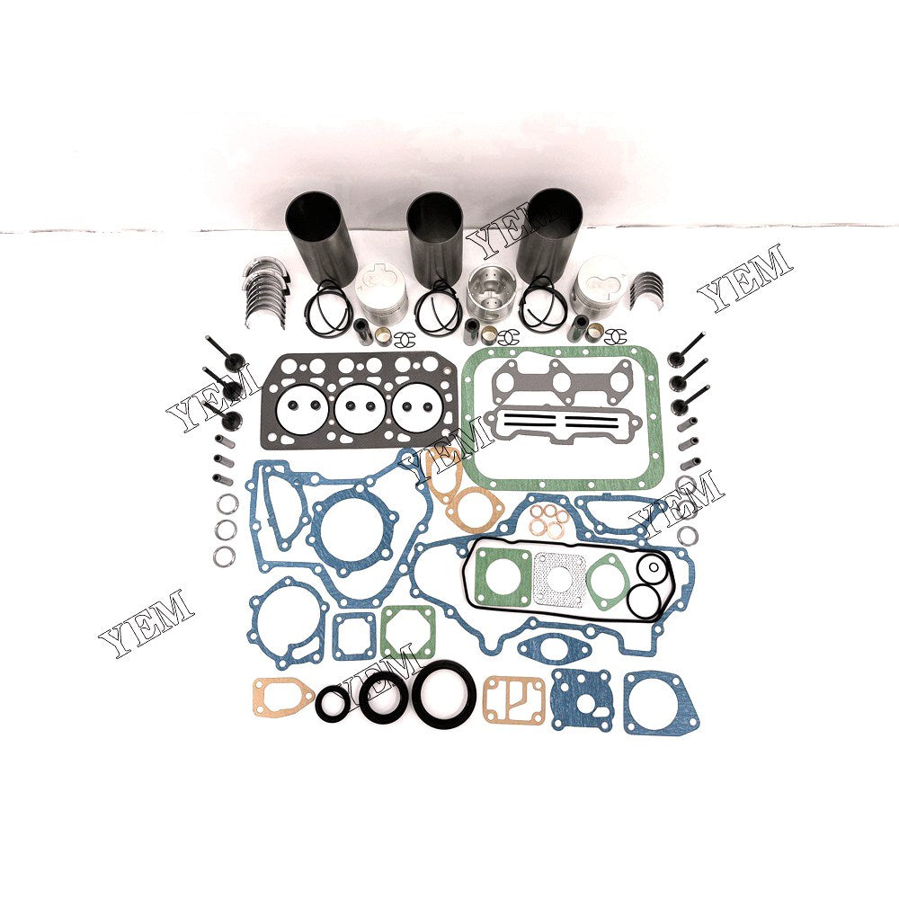 K3E IDI Overhaul Rebuild Kit With Gasket Set Bearing-Valve Train For Mitsubishi 3 cylinder diesel engine parts For Mitsubishi