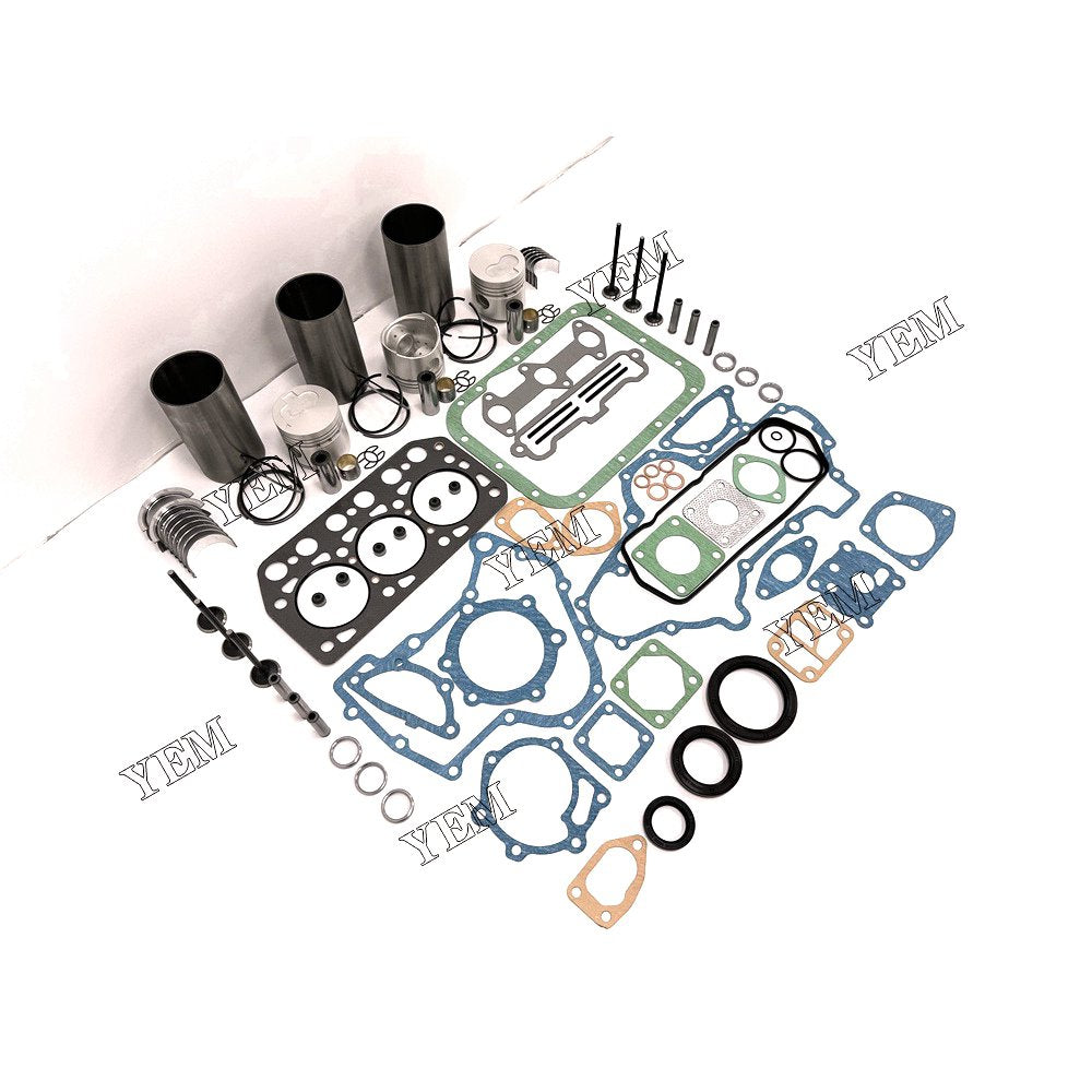 K3E IDI Overhaul Rebuild Kit With Gasket Set Bearing-Valve Train For Mitsubishi 3 cylinder diesel engine parts For Mitsubishi