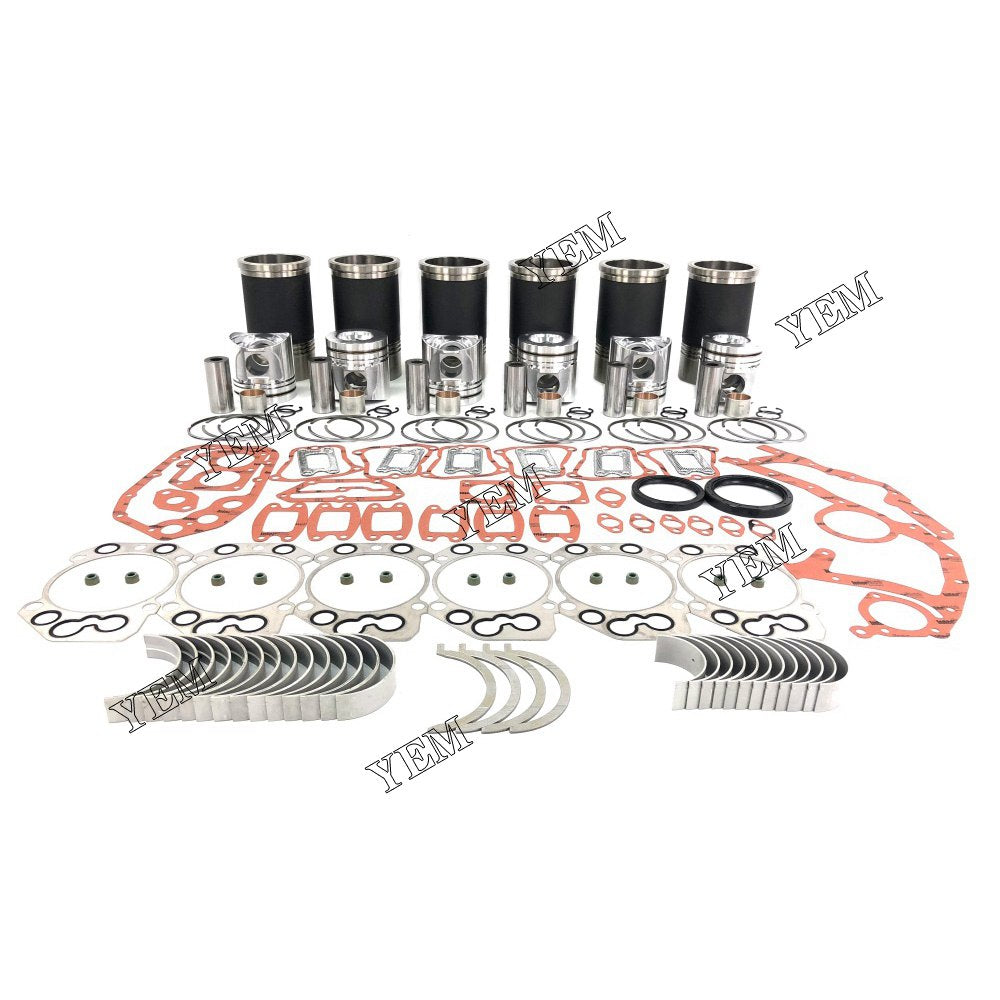 D926T Overhaul Rebuild Kit With Gasket Set Bearing For Liebherr 6 cylinder diesel engine parts For Liebherr