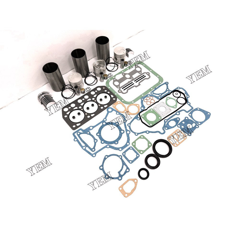 K3E IDI Overhaul Rebuild Kit With Gasket Set Bearing For Mitsubishi 3 cylinder diesel engine parts For Mitsubishi