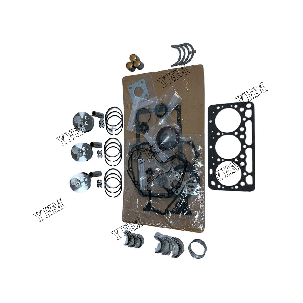 D902 Overhaul Rebuild Kit For Kubota 3 cylinder diesel engine parts For Kubota