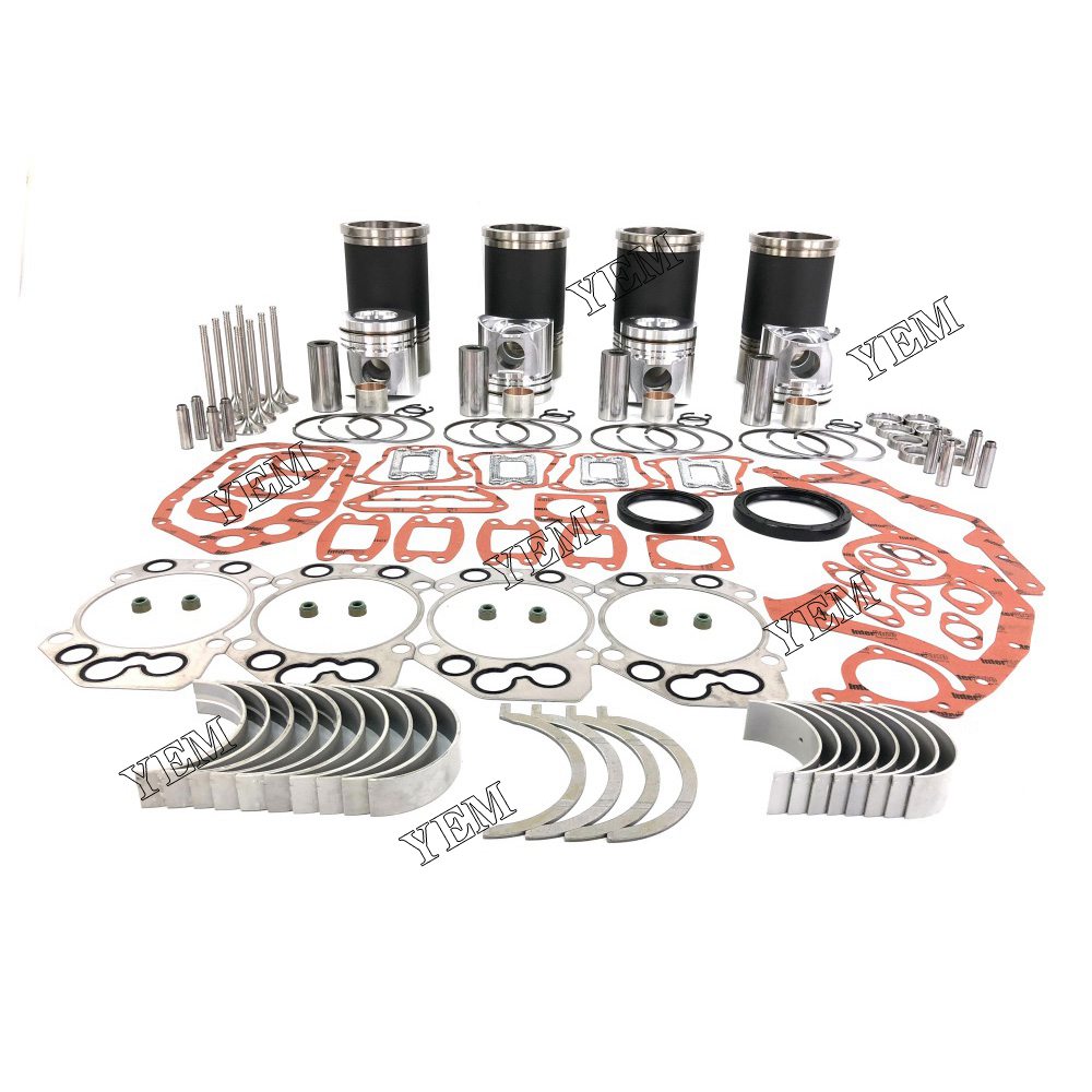 R924 Overhaul Rebuild Kit With Gasket Set Bearing-Valve Train For Liebherr 4 cylinder diesel engine parts