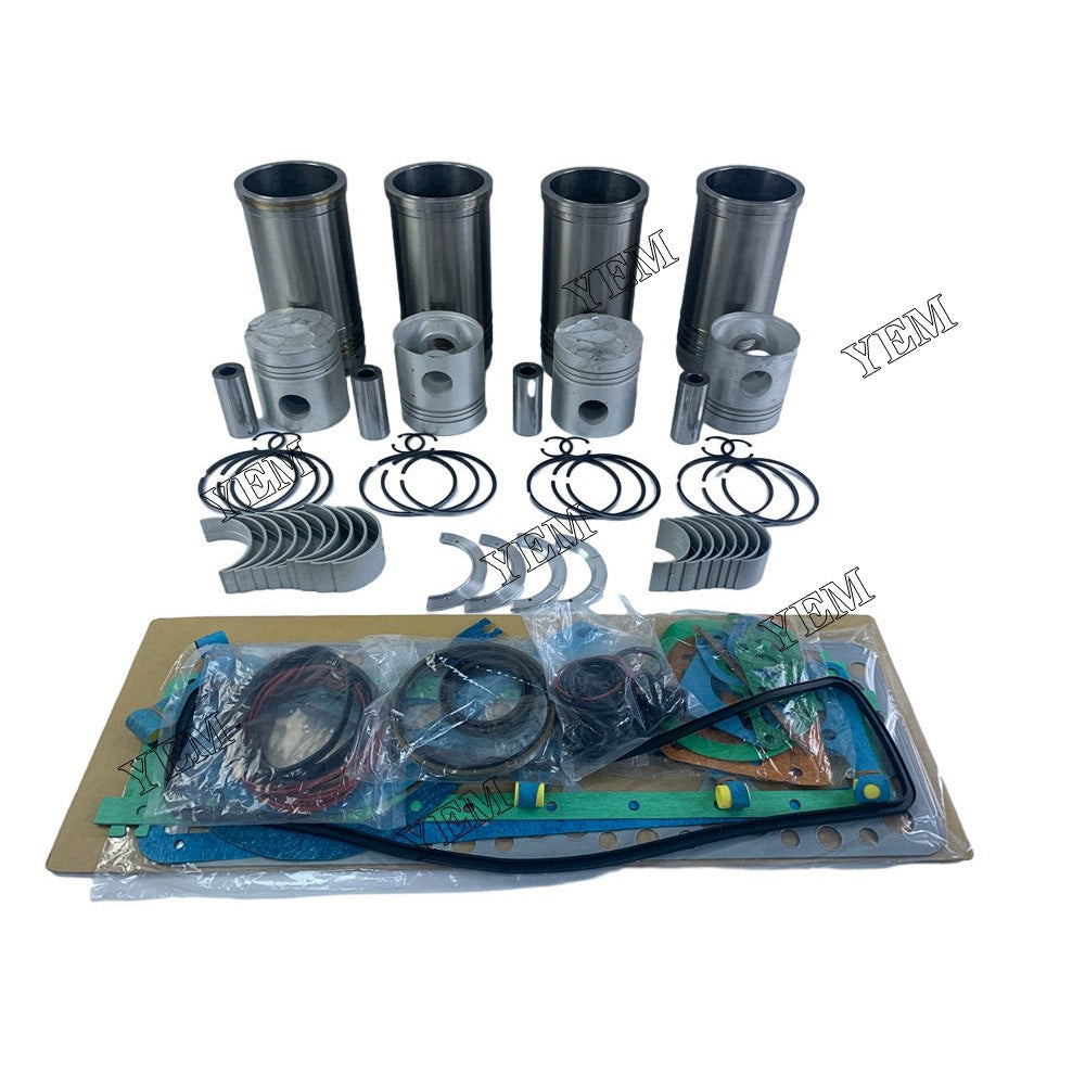 4D130 Overhaul Rebuild Kit With Gasket Set Bearing For Komatsu 4 cylinder diesel engine parts