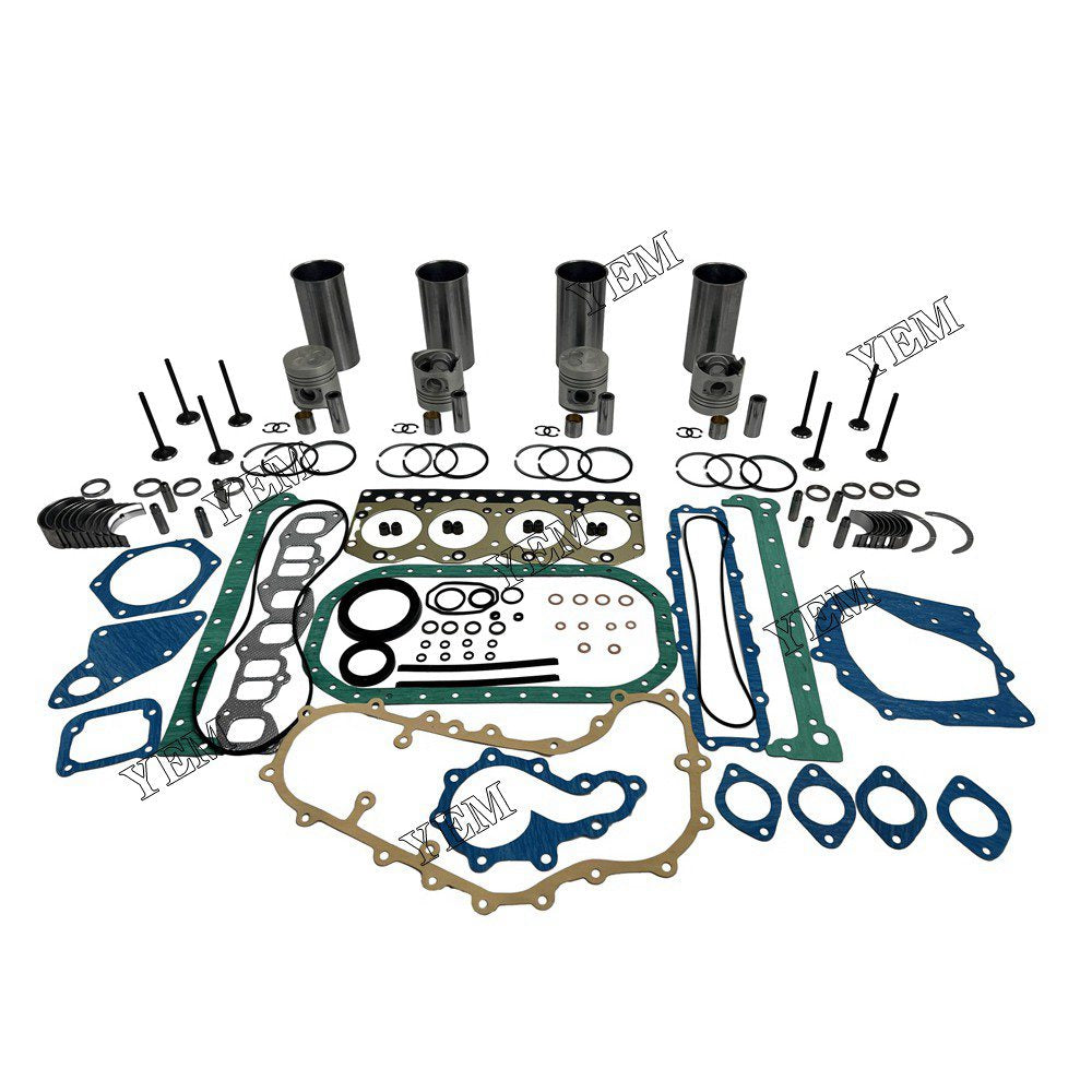 C240 Overhaul Rebuild Kit With Gasket Bearing Set Valve Train For Isuzu 4 cylinder diesel engine parts