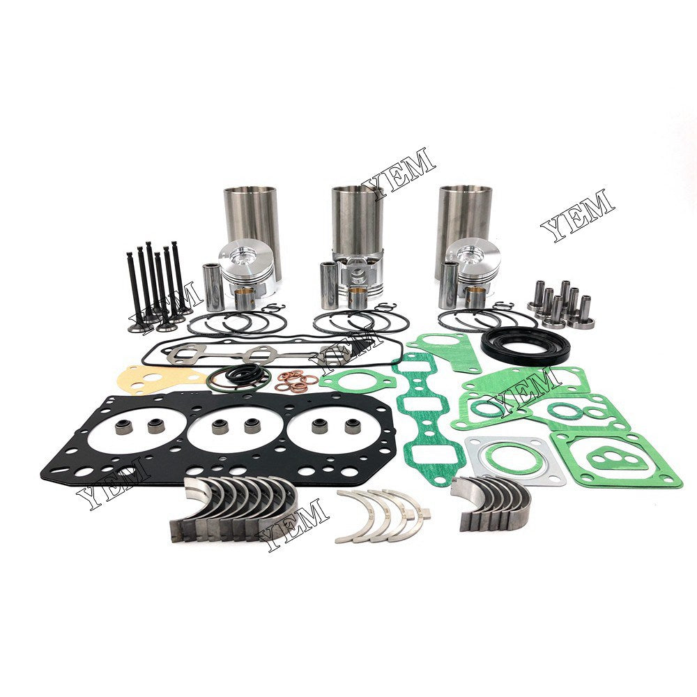 3TNV82 Overhaul Rebuild Kit With Gasket Set Bearing-Valve Train For Yanmar 3 cylinder diesel engine parts