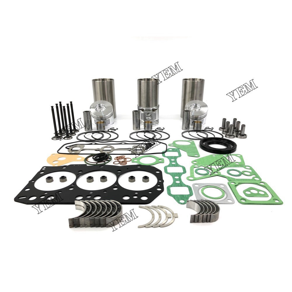 3TNV82 Overhaul Rebuild Kit With Gasket Set Bearing-Valve Train For Yanmar 3 cylinder diesel engine parts For Yanmar